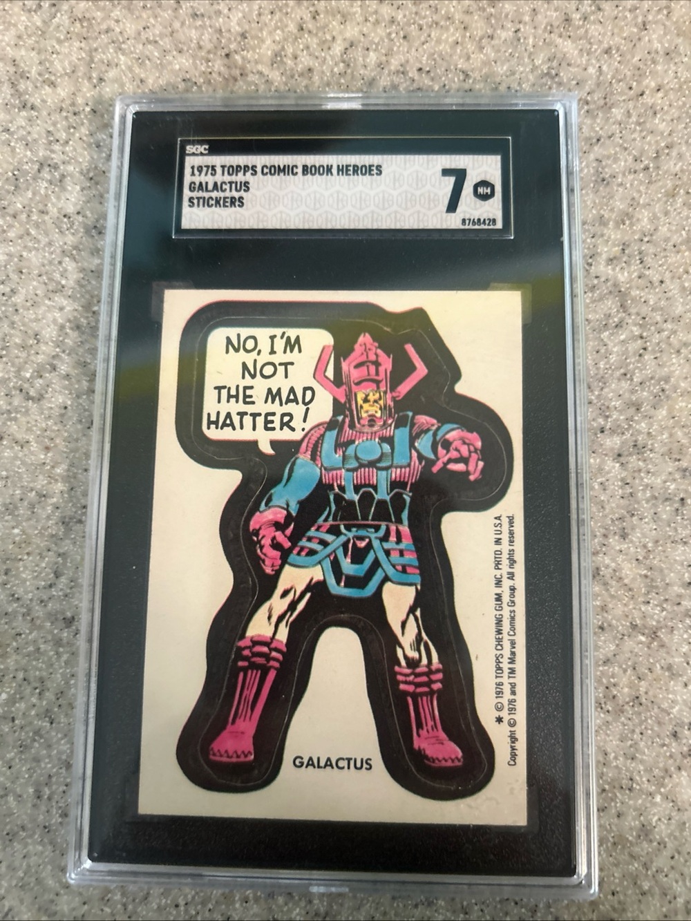 1976 Marvel Galactus Rookie SGC 7